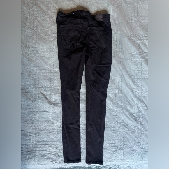 American Eagle Next Level Stretch Super Hi-Rise Jegging Black - Picture 4 of 5
